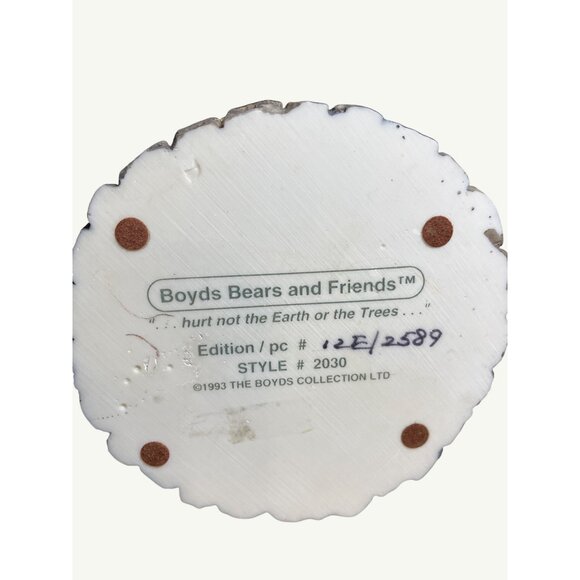 Boyds Bears & Friends Santa Bear Figurine 1993 Christmas Edition - Picture 11 of 14